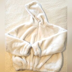 Art Class Faux Fur Hooded Jacket